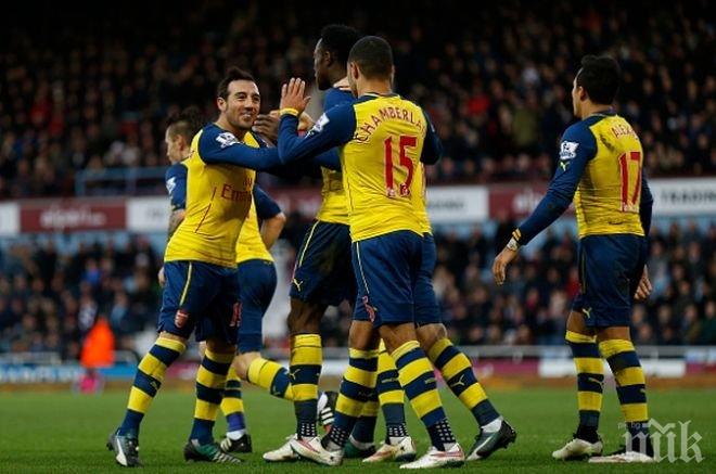 Арсенал спечели много важна битка във войната за топ 4