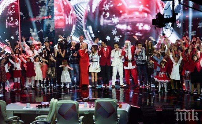 Звездите на Х фактор с уникални коледни подаръци, феновете трогнаха талантите

