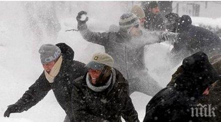 сантиметра сняг паднаха пустинята аризона