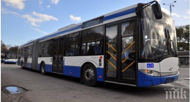 Градският транспорт във Варна ще е безплатен в Новогодишната вечер