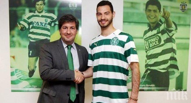 Славчев официално дебютира за Спортинг