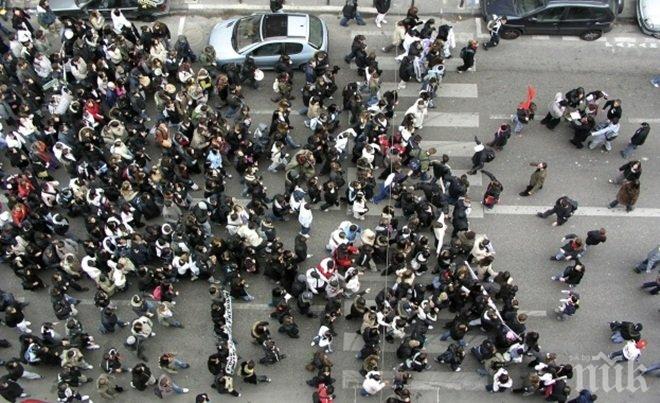 Арестувани са над 130 души по време на демонстрацията в Москва
