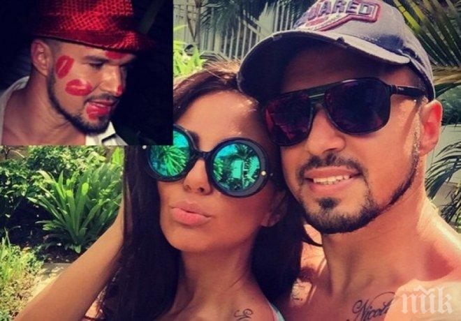 Николета и Валери Божинов посрещнаха Нова година на плажа на о. Мавриций (снимки)