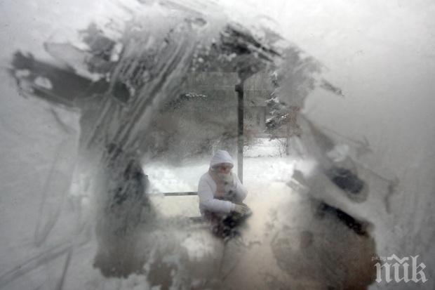 Рекорд! От 30 години в Русе не е било толкова студено на днешния ден