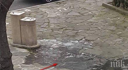 дизайнерска чешма несебър превърна ледена пързалка площада стария град