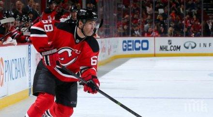 почти години ягър заби исторически хеттрик нхл