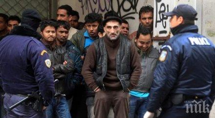 секна напливът нелегални имигранти