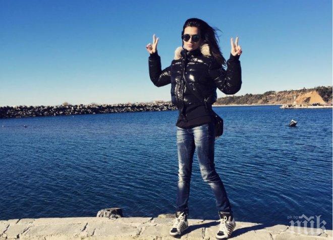 Вижте как си почива Преслава след празниците