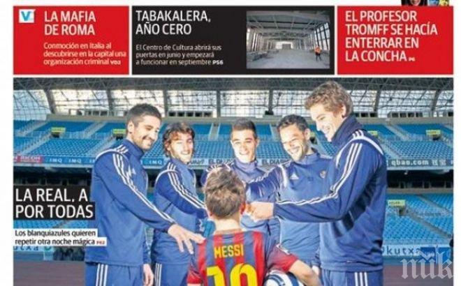 Баски вестник със забавна провокация към Барселона

