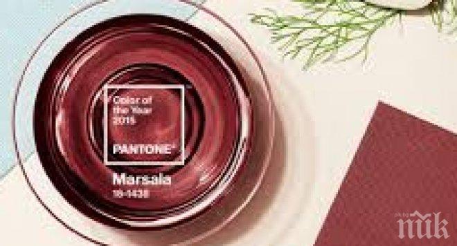 Марсала е цветът на 2015 г.!