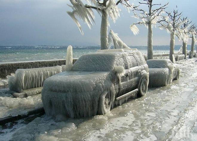 Леден дъжд спря тока на 92 000 жилища