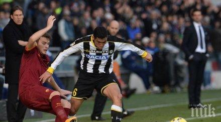 рома започна ударно новата година вутов първи път групата удинезе снимки