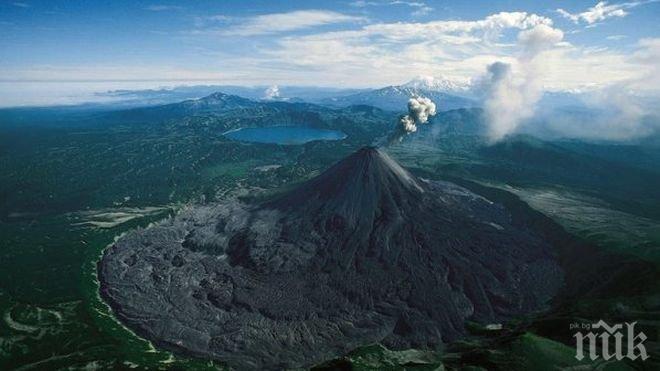 Активността на вулкана Ключевски расте