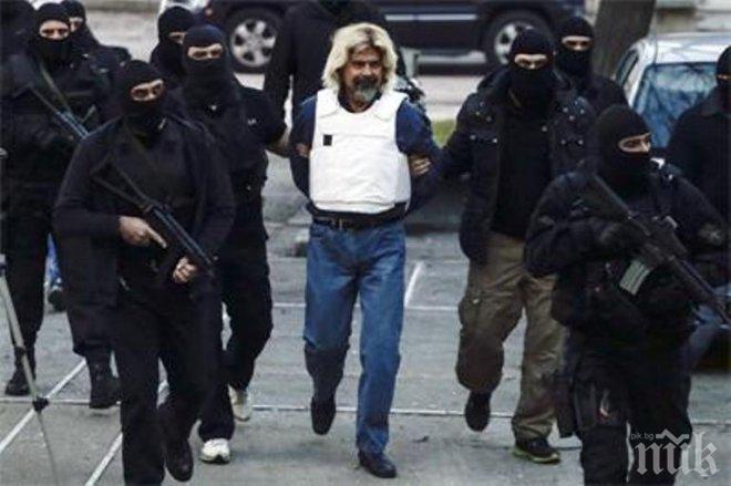 Заловеният гръцки терорист готвел масово бягство от затвор