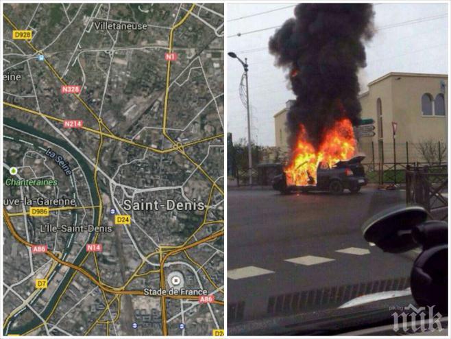 Извънредно! Нов ужас във Франция! Кола пламна до синагога (снимка)