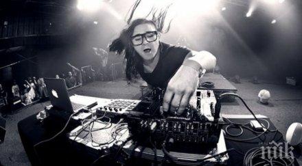 гостуването skrillex предизвиква истерия нас