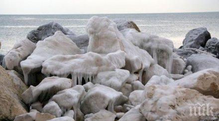 арктически студ скова румъния живакът удари минус градуса