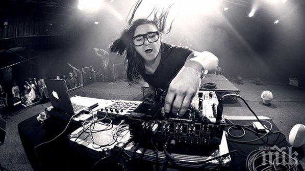 Гостуването на Skrillex предизвиква истерия у нас