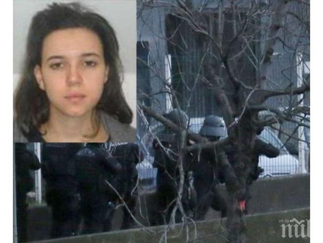 Съучастницата на мъжа, който взе заложници в парижки магазин, е успяла да се скрие
