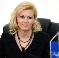 Окончателно! Хърватия ще има нов президент - консерваторката Китарович