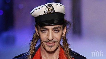 изненада ексцентричният джон галиано завръща модата