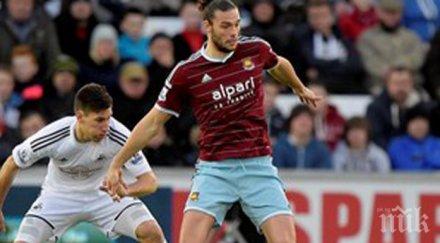 суонзи уест хем завършиха наравно