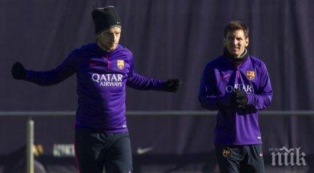 меси енрике говорят барса закъсня тренировката