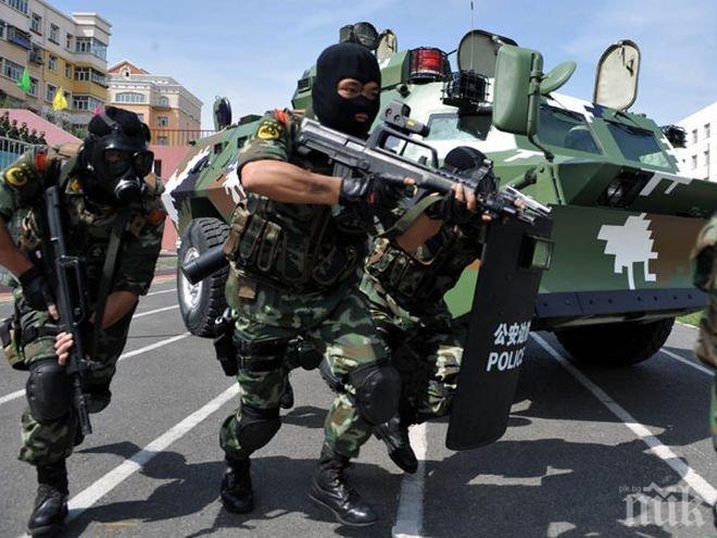 Полицията в Китай елиминира шестима терористи