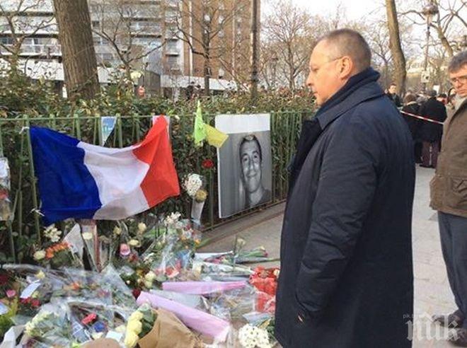 ПЪРВО в ПИК! Станишев си направи пиар от мястото на касапницата в Париж! Проваленият политик жадува да измести Миков! (снимка)