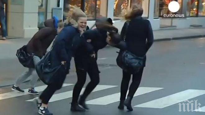 Ураганни ветрове оставиха без ток хиляди домакинства в Шотландия