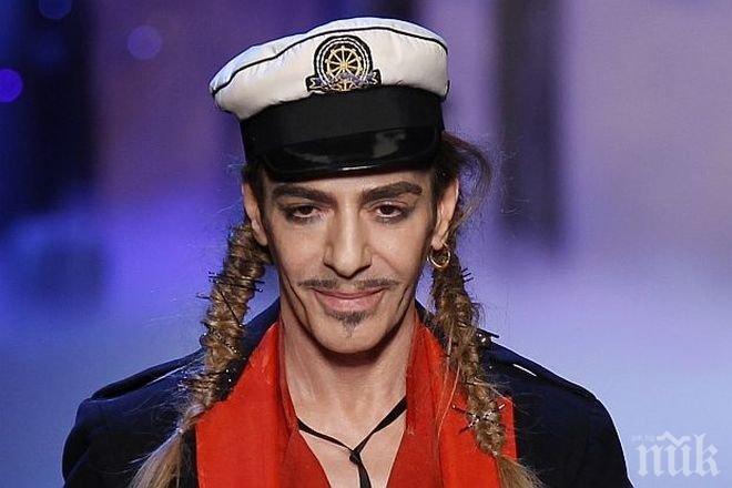 Изненада! Ексцентричният Джон Галиано се завръща в модата
