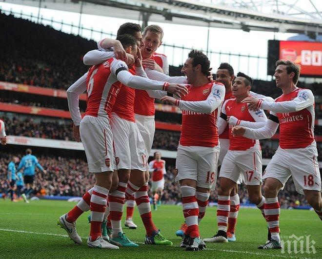 Арсенал с класика срещу Стоук Сити на Емиратс