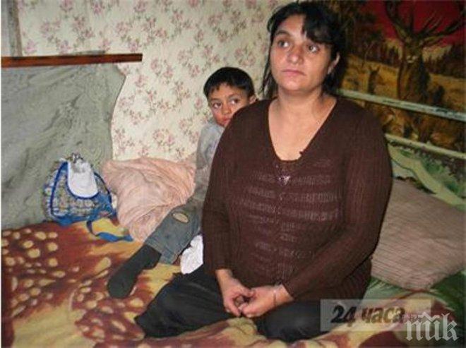 Сакатата жена се кани да изостави осмото си бебе