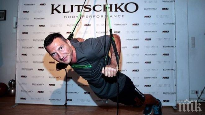 Кличко разработи собствен тренажор за новата си програма

