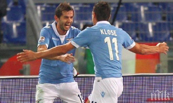 Лацио победи Торино и е на четвърфинал в турнира за Купата на Италия