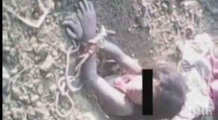 ужас арестуваха индиец опитал погребе дъщеря жива