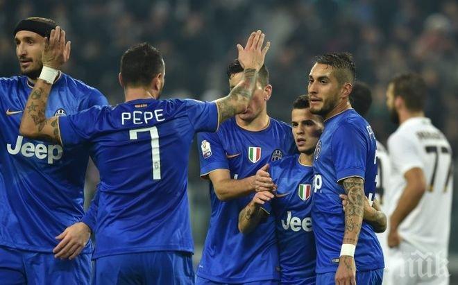 Ювентус смаза Верона и се класира за четвъртфиналите