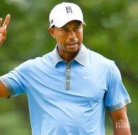 Фотограф изби зъб на Тайгър Уудс (снимка)