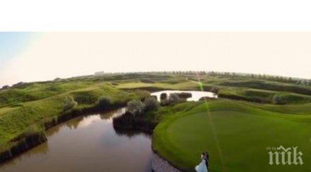 романтика без граници вижте зашеметяваща сватба заснета квадрокоптер варна видео