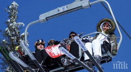 опашки лифта гонят скиори банско