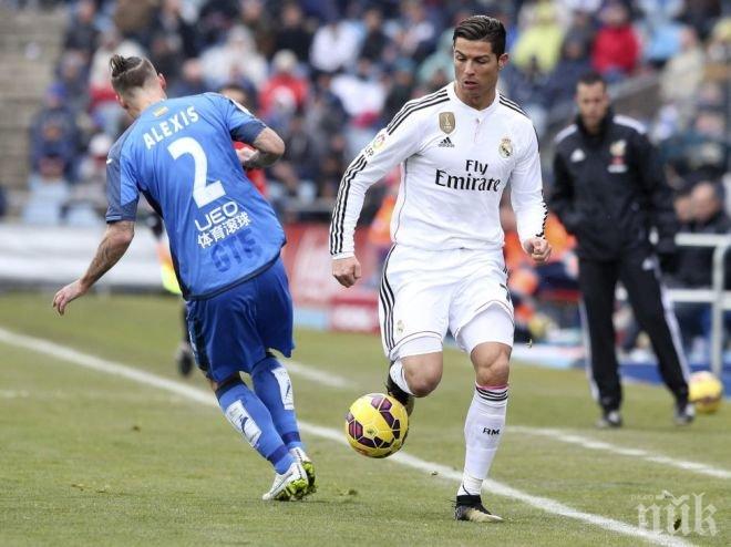 Реал (Мадрид) класически срещу Хетафе, Кристиано с рекордни 89 гола на чужд терен