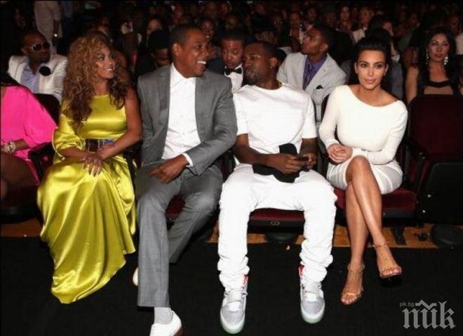 Ким и Кание се сдобриха с Бионсе и Джей Зи, двете семейства излязоха отново заедно