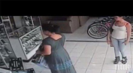 жена краде телевизор крие полата