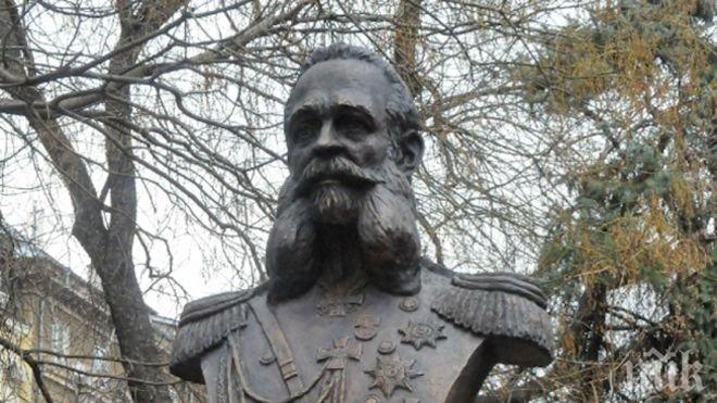 Внукът на генерал Гурко се поклони пред паметника на дядо си