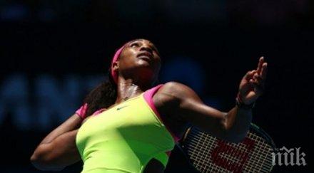 серина загуби първи сет мелбърн старата котка винъс играе радванска