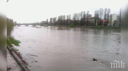 обявен жълт код реките марица тунджа заради дъждовете