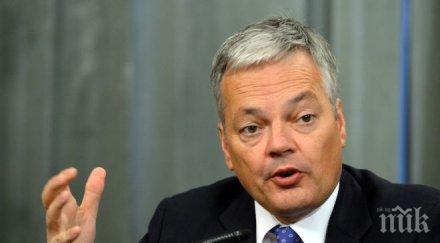 външният министър белгия критиката религиите част свободата словото