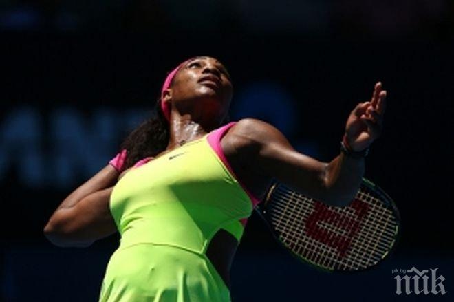 Серина загуби първи сет в Мелбърн, старата котка Винъс ще играе с Радванска