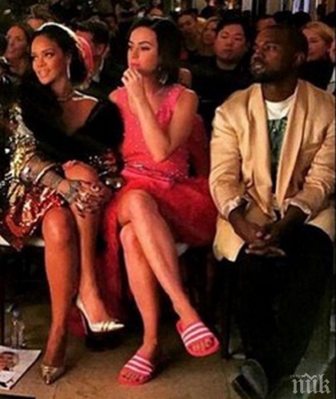 Кание Уест заряза Ким, лепна се за Риана и Кейти Пери