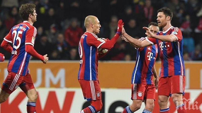 Байерн Мюнхен загря с разгром за подновяването на Бундеслигата